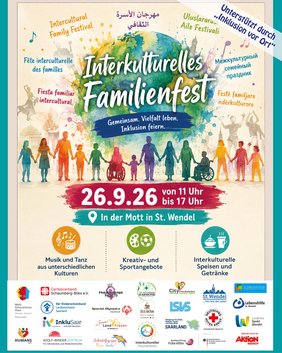 Plakat für das Interkulturelle Familienfest